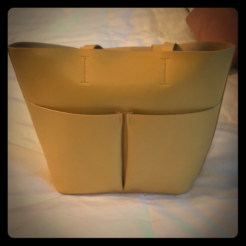 Yellow Nieman Marcus Tote